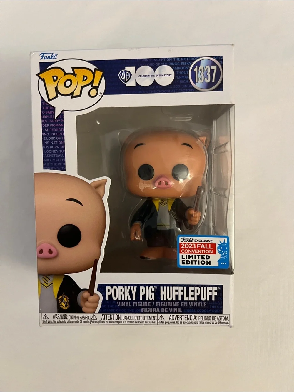 Funko Pop Porky Pig Hufflepuff Vinyl Figure